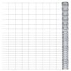 vidaXL Cl&ocirc;ture de jardin Acier galvanis&eacute; 50x1,6 m Argent&eacute;