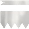 vidaXL Bordure de Pelouse 50 pcs Argent 100 x 0.05 x 20 cm
