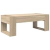 vidaXL Table basse Ch&ecirc;ne Sonoma 110 x 50 x 41 cm Bois d'ing&eacute;nierie
