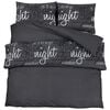 vidaXL Ensemble de housse de couette noir et blanc 135x200 cm coton