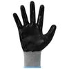 vidaXL Gants de Travail 24 pcs Gris et Noir 9 / l Polyester