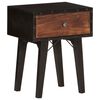 vidaXL Table de chevet 40 x 30 x 50 cm Bois de r&eacute;cup&eacute;ration massif