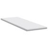 vidaXL Surmatelas Blanc 80 x 200 cm Tissu Jacquard