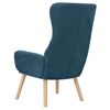 vidaXL Chaise de relaxation Bleu Velours
