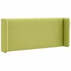 vidaXL Oreille de t&ecirc;te de lit Vert 40,5 x 40,5 x 4 cm tissu