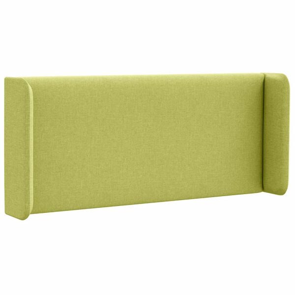 vidaXL Oreille de t&ecirc;te de lit Vert 40,5 x 40,5 x 4 cm tissu