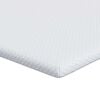 vidaXL Surmatelas Blanc 140 x 190 cm Tissu Jacquard