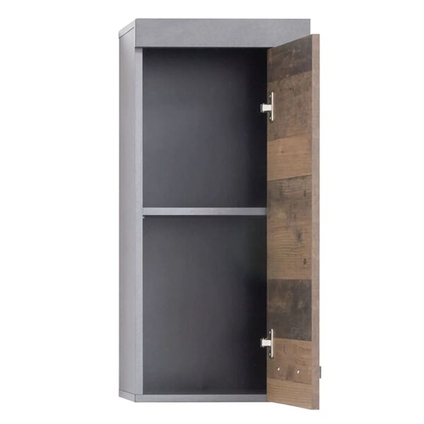 Trendteam Armoire murale de rangement Indy Vieux bois et marron Matera