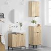 vidaXL Ensemble de mobilier de salle de bain 3 pcs Ch&ecirc;ne sonoma