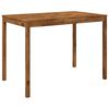 vidaXL Table de Bar de Jardin Naturel 147 x 88,5 x 105 cm