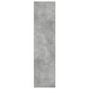 vidaXL Garde-robe Gris b&eacute;ton 50 x 50 x 200 cm Agglom&eacute;r&eacute;