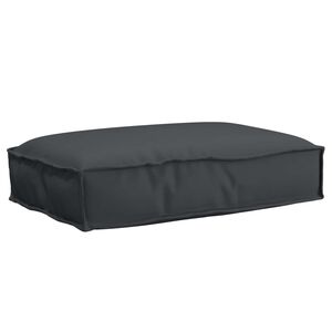 vidaXL Coussin Noir 60 x 40 x 8 cm Tissu Oxford