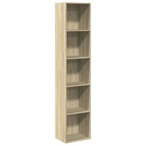 vidaXL Biblioth&egrave;que ch&ecirc;ne sonoma 40x30x189 cm bois d'ing&eacute;nierie