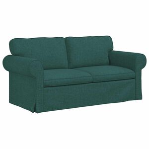 vidaXL Canap&eacute; Vert fonc&eacute; 175 x 82 x 80 cm tissu