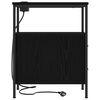 vidaXL Cabinet de chevet Ch&ecirc;ne noir 30 x 48 x 61 cm Bois d'ing&eacute;nierie