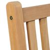 vidaXL Chaises de jardin lot de 8 avec coussins bordeaux Bois de teck