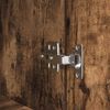 vidaXL Buffet haut ch&ecirc;ne fum&eacute; 37,5x35x180 cm bois d'ing&eacute;nierie