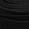 vidaXL Corde de travail Noir 8 mm 500 m Polyester