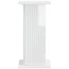 vidaXL Support de Plante Blanc Brillant 30,5 x 30 x 60,5 cm