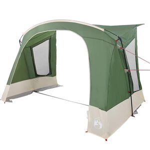 vidaXL Tente de Caravan 5-Personnes avec toit Vert 410 x 275 x 245 cm
