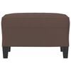 vidaXL Repose-pied Marron 60x50x41 cm Similicuir