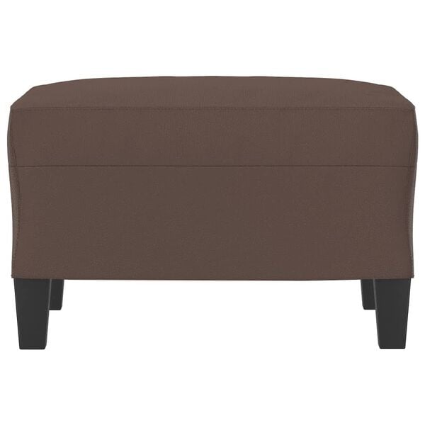 vidaXL Repose-pied Marron 60x50x41 cm Similicuir