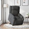 vidaXL Fauteuil inclinable Gris foncé Tissu