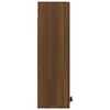 vidaXL Armoire &agrave; miroir de salle de bain Ch&ecirc;ne marron 64x20x67 cm