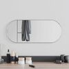 vidaXL Miroir mural Argent&eacute; 60x25 cm Ovale