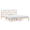 vidaXL Cadre de lit sans matelas bois massif