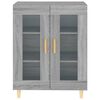 vidaXL Buffet sonoma gris 69,5x34x90 cm bois d'ingénierie