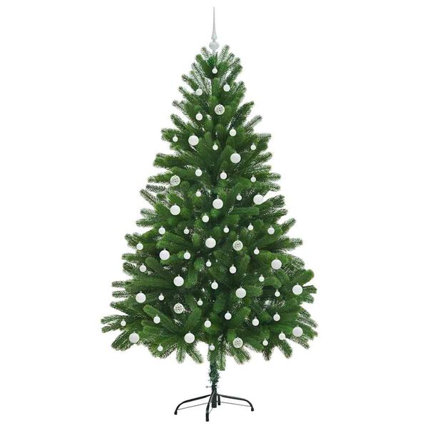 vidaXL Sapin de No&euml;l avec 300 LED avec support Vert 210 cm PE