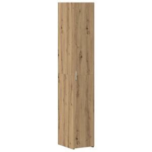 vidaXL Haut Armoire Ch&ecirc;ne artisanal 30 x 42,5 x 185 cm