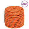 vidaXL Corde de bateau Orange 16 mm 25 m Polypropyl&egrave;ne