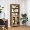 vidaXL Haut Armoire 2 pcs Ch&ecirc;ne artisanal Bois d'ing&eacute;nierie