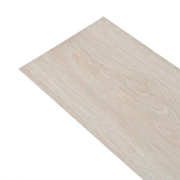 vidaXL Planches de sol 36 pcs Ch&ecirc;ne blanc classique 5,02 m&sup2; PVC