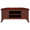 vidaXL Meuble TV Marron 100 x 40,5 x 46 cm Bois de Mahogany Massif