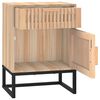 vidaXL Tables de chevet 2 pcs 40x30x55,5 cm bois ing&eacute;nierie et fer