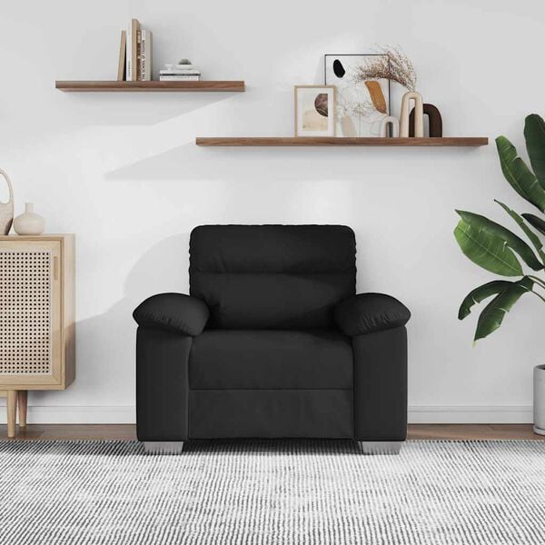 vidaXL Fauteuil noir 100x81x84 cm similicuir