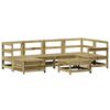 vidaXL Salon de jardin 7 pcs bois de pin imprégné