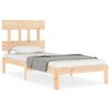 vidaXL Cadre de lit sans matelas bois de pin massif