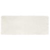 vidaXL Tapis en fausse Tafalla Blanc 80 x 200 cm Polyester