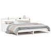 vidaXL Cadre de lit sans matelas blanc 180x200 cm bois massif de pin