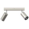 vidaXL Spot de plafond Nickel bross&eacute; 26 x 5.5 x 16.5 cm Acier
