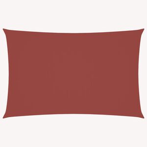 vidaXL Voile de parasol tissu oxford rectangulaire 4x7 m terre cuite