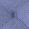vidaXL Coussins de siège 2 pcs Bleu denim 40 x 40 x 6 cm tissu