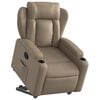 vidaXL Fauteuil inclinable Cappuccino Similicuir