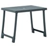 vidaXL Ensemble de bistro pliable 3 pcs Plastique Vert