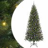 vidaXL Sapin de No&euml;l artificiel avec 300 LED Vert 210 cm PE et PVC