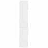 vidaXL Armoire de rangement blanc 70x42,5x225 cm bois d'ing&eacute;nierie